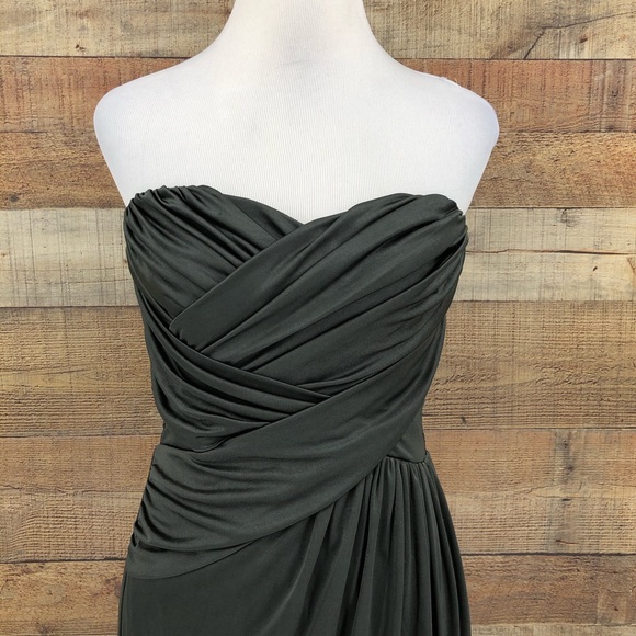 Express Strapless Gray Dress Size Small - Picture 3 of 8